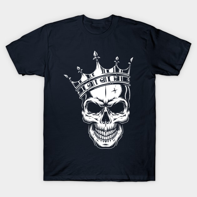 Skull King T-Shirt by Falden